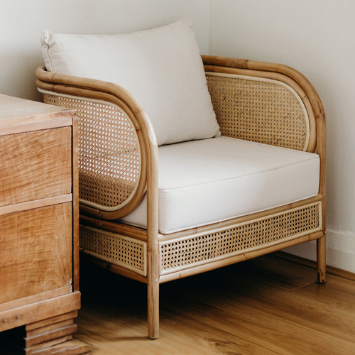 Joplin rattan lounge online chair